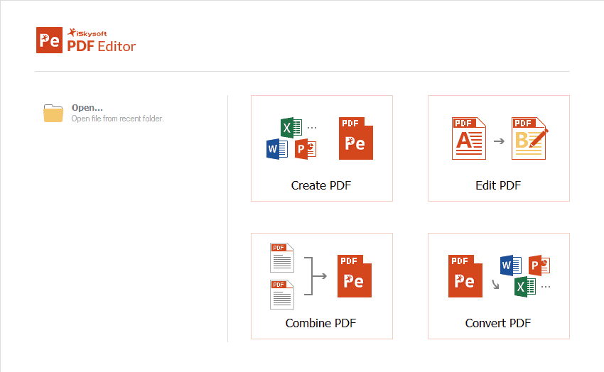 iskysoft-pdf-editor-dashboard