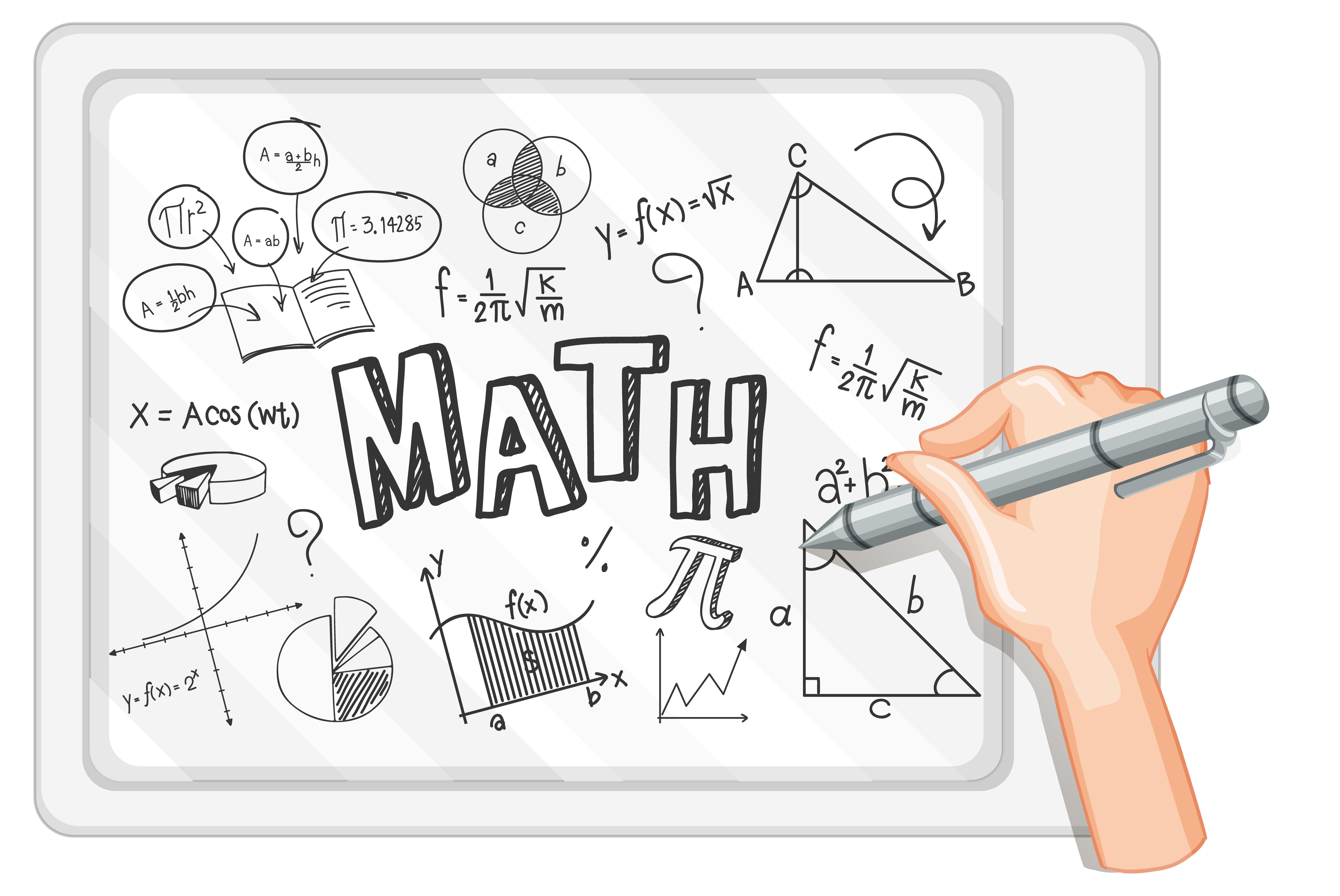 doodle-math-formula-with-mathematics-font