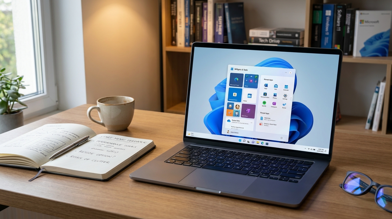 Anpassungen am Startmenü von Windows 11 – Nutzerfeedback, geplante Features und mögliche Risiken