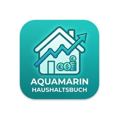 Aquamarin Haushaltsbuch