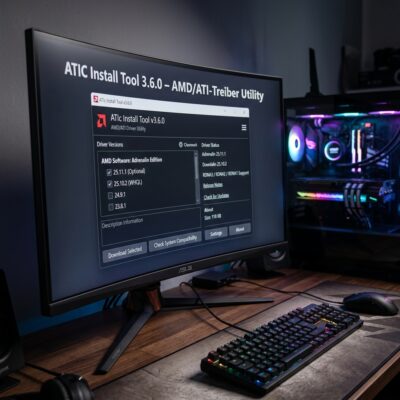 ATIc Install Tool 3.6.0 – Inoffizielles Utility zum Prüfen und Aktualisieren von AMD/ATI-Treibern