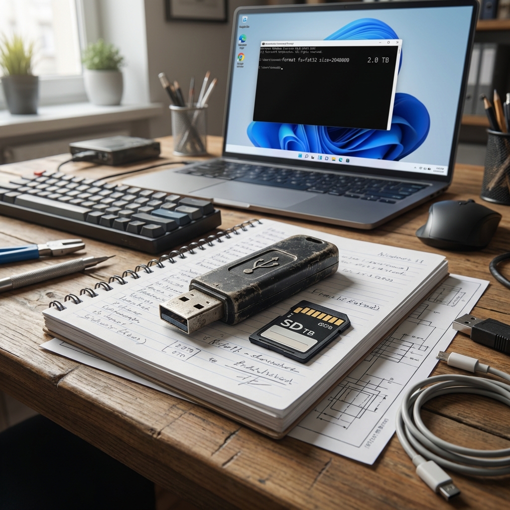 Aufhebung der 32-GB-Grenze für FAT32-Speichermedien in Windows 11