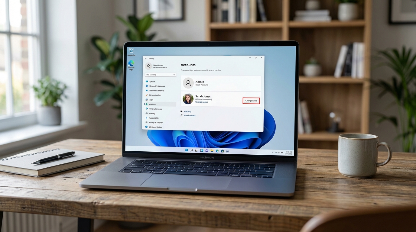 Benutzerfreundlichkeit der Kontoverwaltung: Wie Sie den Namen eines lokalen oder Microsoft-Kontos ändern