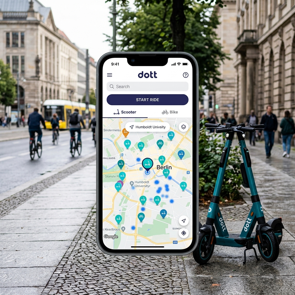 Dott (ehem. TIER) – Die iPhone-App für E-Scooter- und E-Bike-Sharing