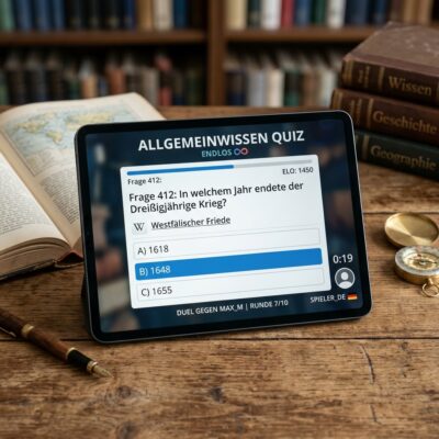 Endlos Quiz – Allgemeinwissen Quiz