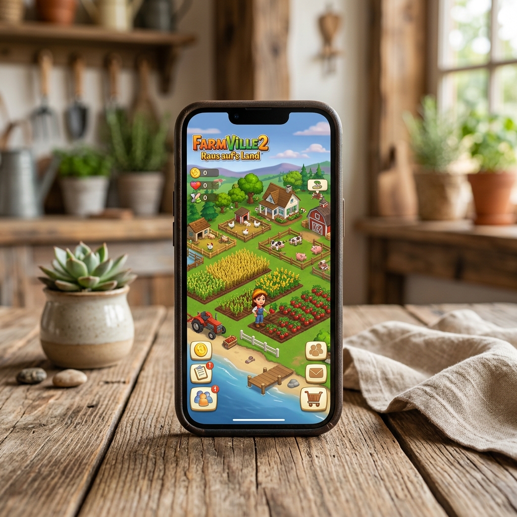 Screenshot von FarmVille 2 auf einem Smartphone