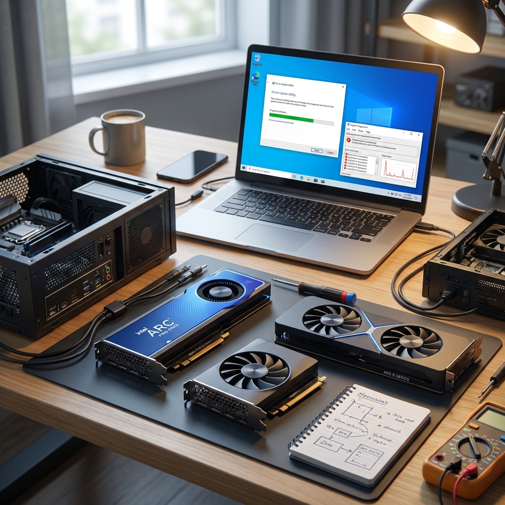 Fehlerbehebungen und Updates für Intel Arc Pro und Arc B-Serie Grafikkarten – Aktuelle Probleme und Leistungsdaten