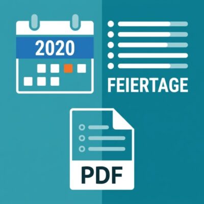 Feiertage 2020 PDF