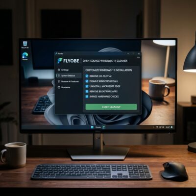 Flyoobe – Open-Source-Tool zum Entfernen von KI-Features und Bloatware aus Windows 11
