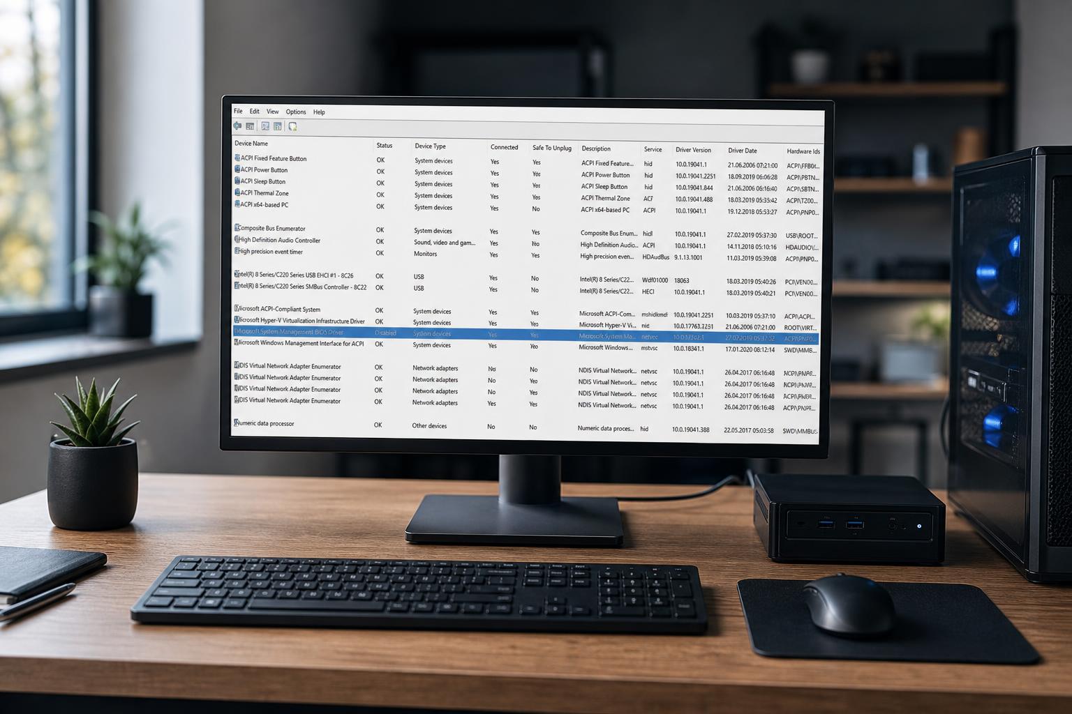 Funktionen und Vorteile von DevManView – Die effiziente Alternative zum Windows-Geräte-Manager