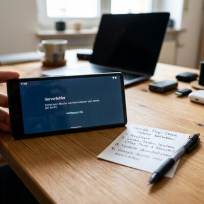 Google Play Store Serverfehler beheben: So geht’s!