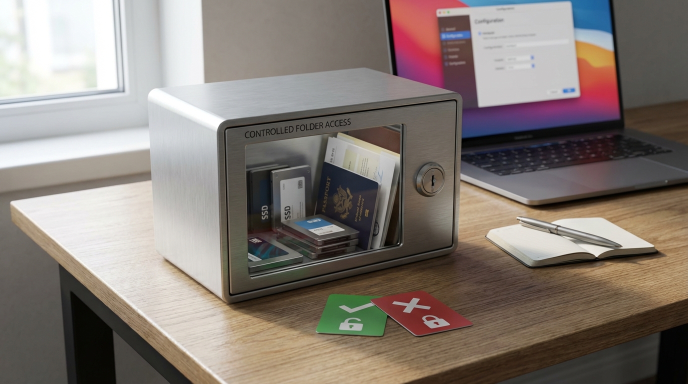 Konfiguration erlaubter Apps für den Controlled Folder Access in Windows