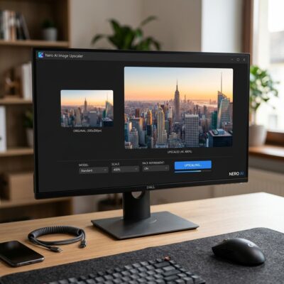 Nero AI Image Upscaler