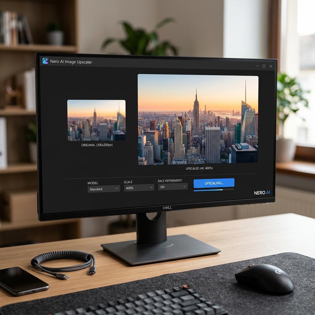 Nero AI Image Upscaler