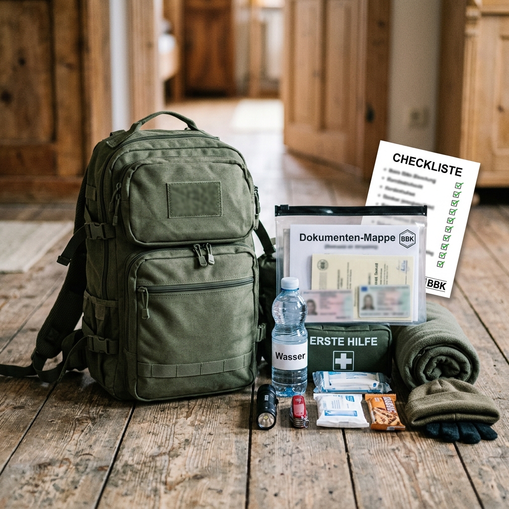 Packliste für Notfallgepäck