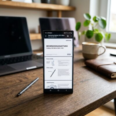 Samsung Galaxy S23 Ultra – Bedienungsanleitung (PDF)