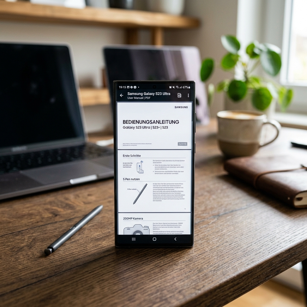 Samsung Galaxy S23 Ultra – Bedienungsanleitung (PDF)
