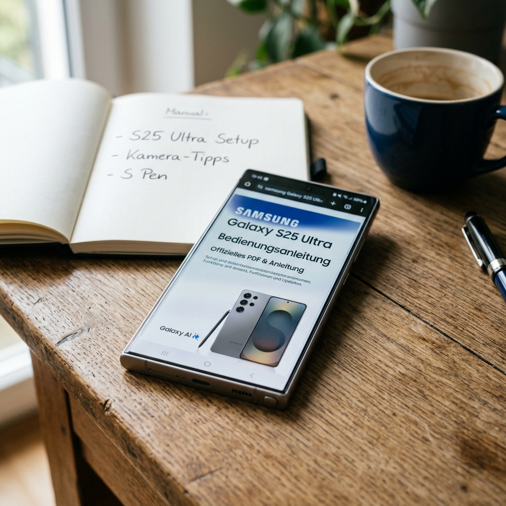 Samsung Galaxy S25 Ultra – Bedienungsanleitung (PDF)