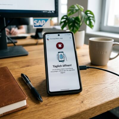 SAP & Telekom: Corona-Warn-App täglich öffnen!