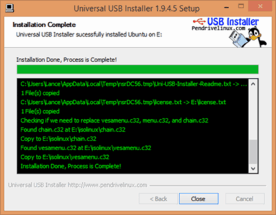 Universal USB Installer