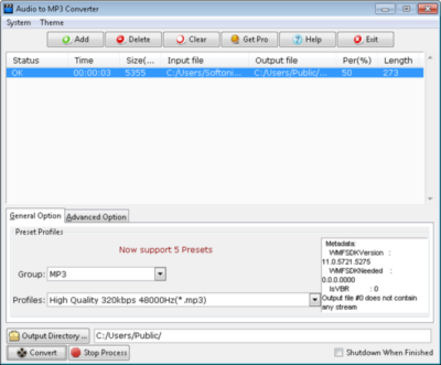 Audio To Mp3 Converter