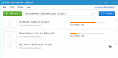 Free Audio Converter von DVDVideoSoft
