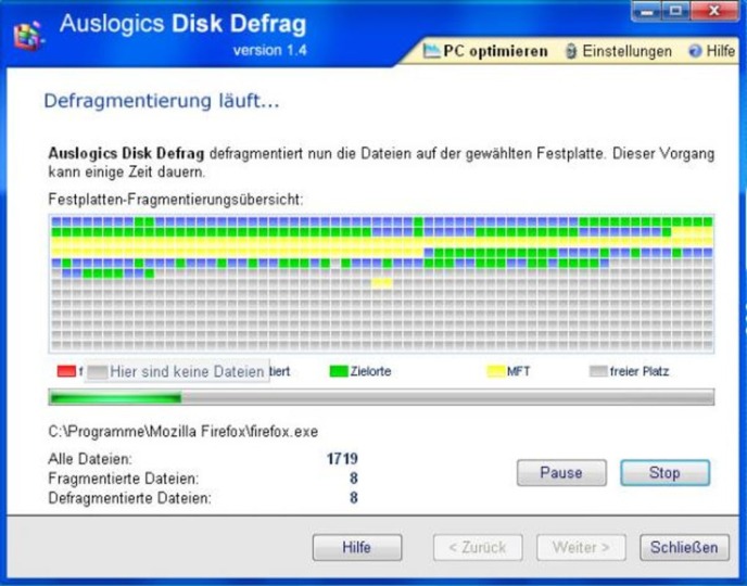 Auslogics Disk Defrag Portable