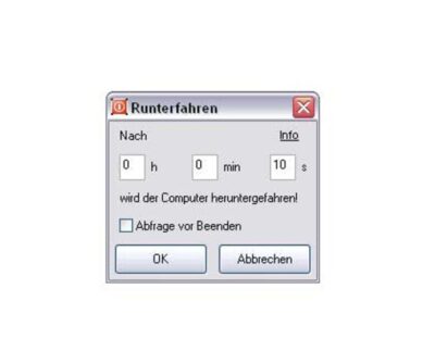 Effizientes Herunterfahren mit modernster Software