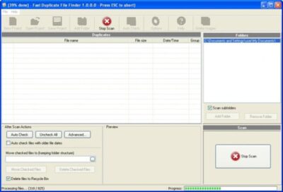 Fast Duplicate File Finder