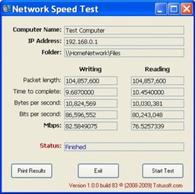 LAN Speed Test
