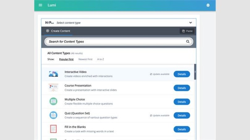 Lumi Interactive Content With H5P