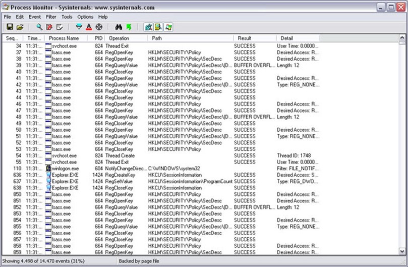 Microsoft Process Monitor