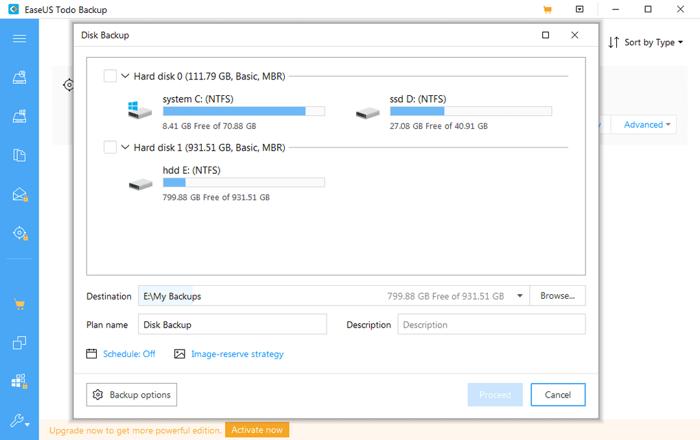 EaseUS Todo Backup Free
