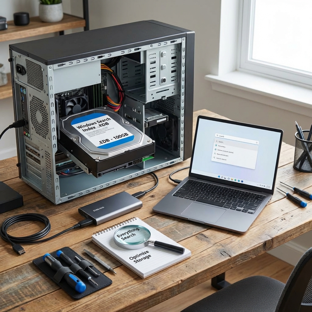 Speicherverbrauch des Windows Suchindexes optimieren – Tipps zum Verkleinern und Alternativen