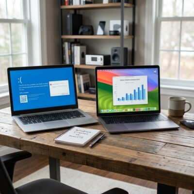 Statistik zu plattformübergreifenden Systemabstürzen – Windows vs. macOS