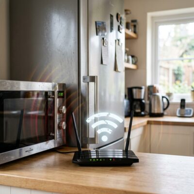 Störquellen im Haushalt: Wie Mikrowelle, Kühlschrank und andere Geräte Ihr WLAN-Signal schwächen