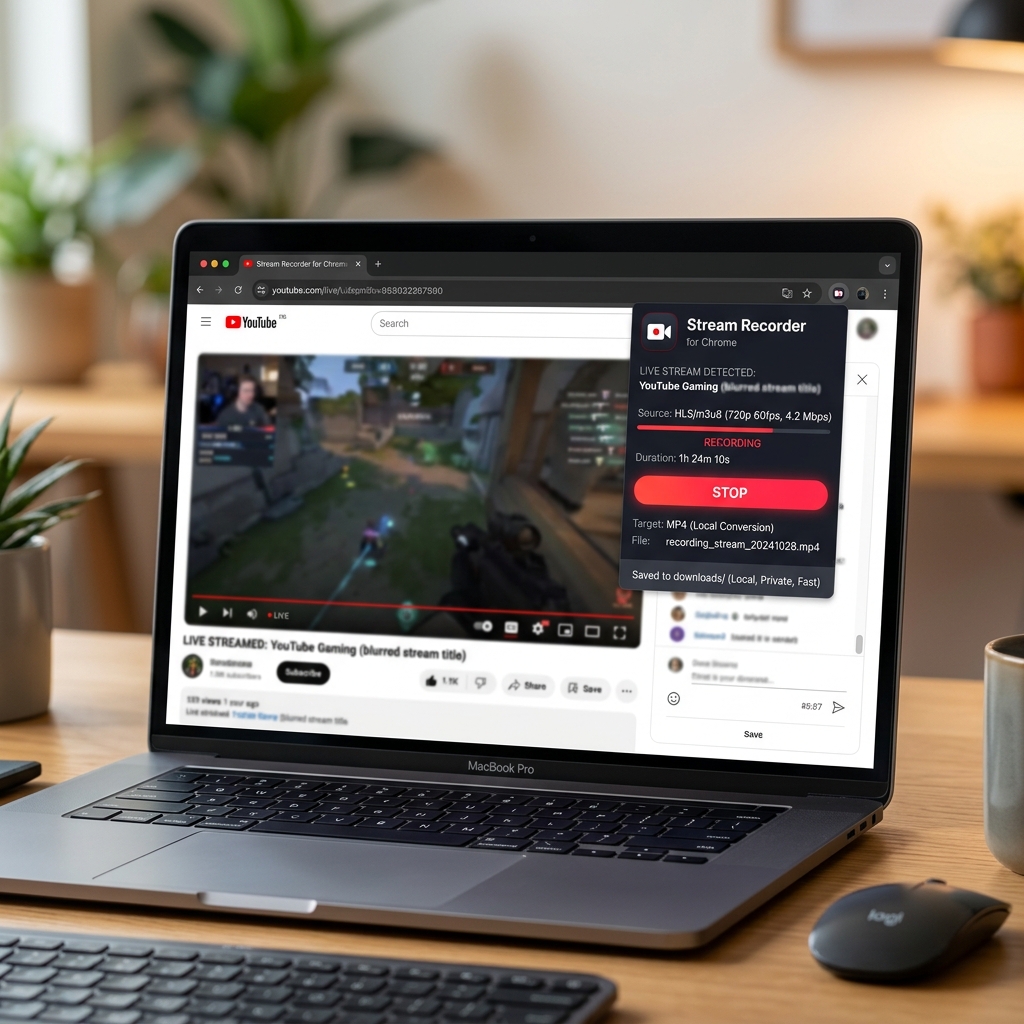 Stream Recorder für Google Chrome
