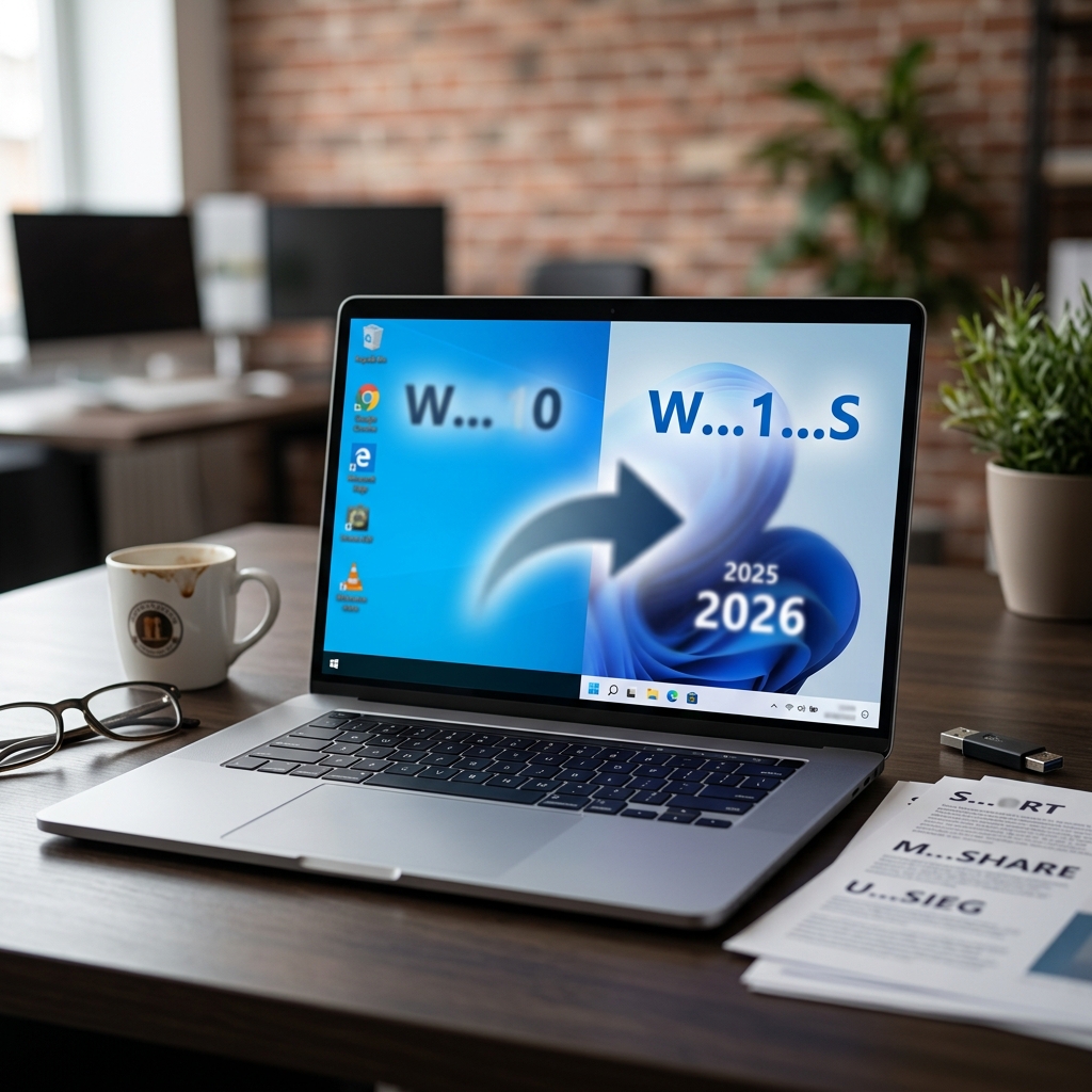 Übergang von Windows 10 zu Windows 11 – Marktanteile, Support-Ende und Umstieg 2025-2026