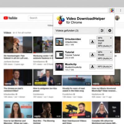 Video Helper für Chrome