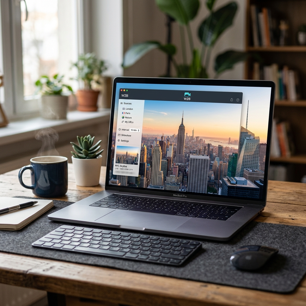 W2B – Webcam to Background
