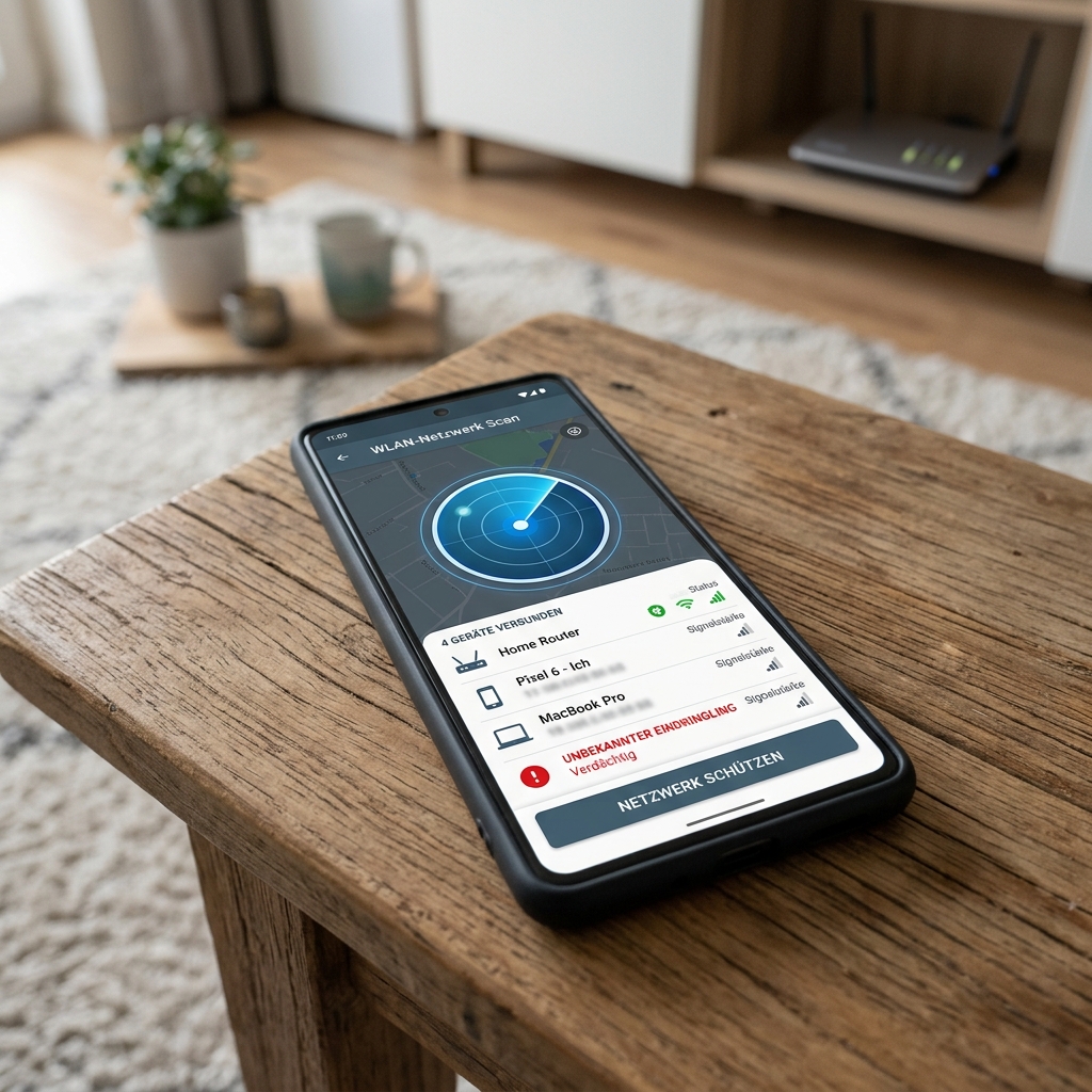 „Who Uses My WiFi Pro“ – Android App