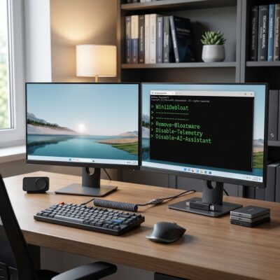 Win11Debloat – Das kostenlose PowerShell-Skript für Bloatware-Entfernung, Datenschutz und KI-Deaktivierung in Windows 10/11