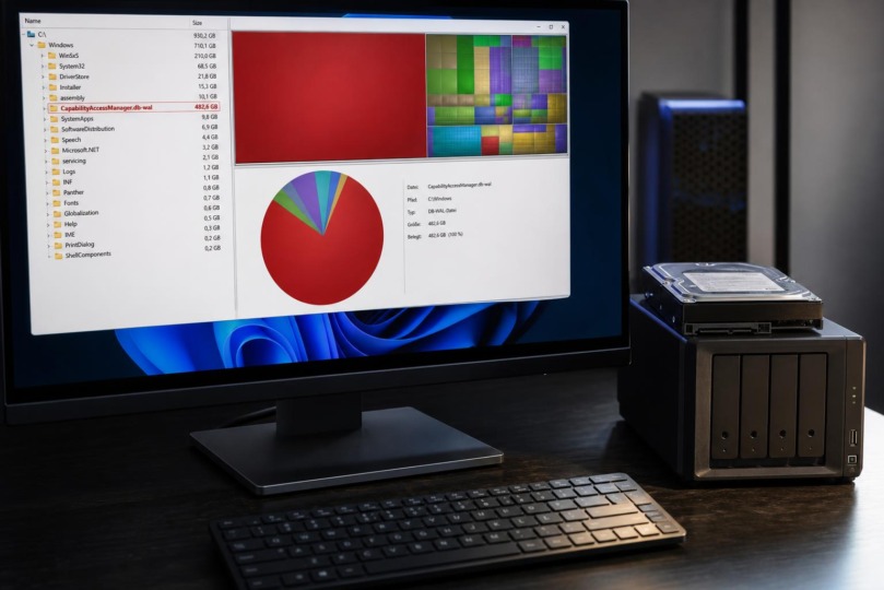 Windows 11 Speicherplatz-Problem: CapabilityAccessManager.db-wal kann bis zu 500 GB erreichen