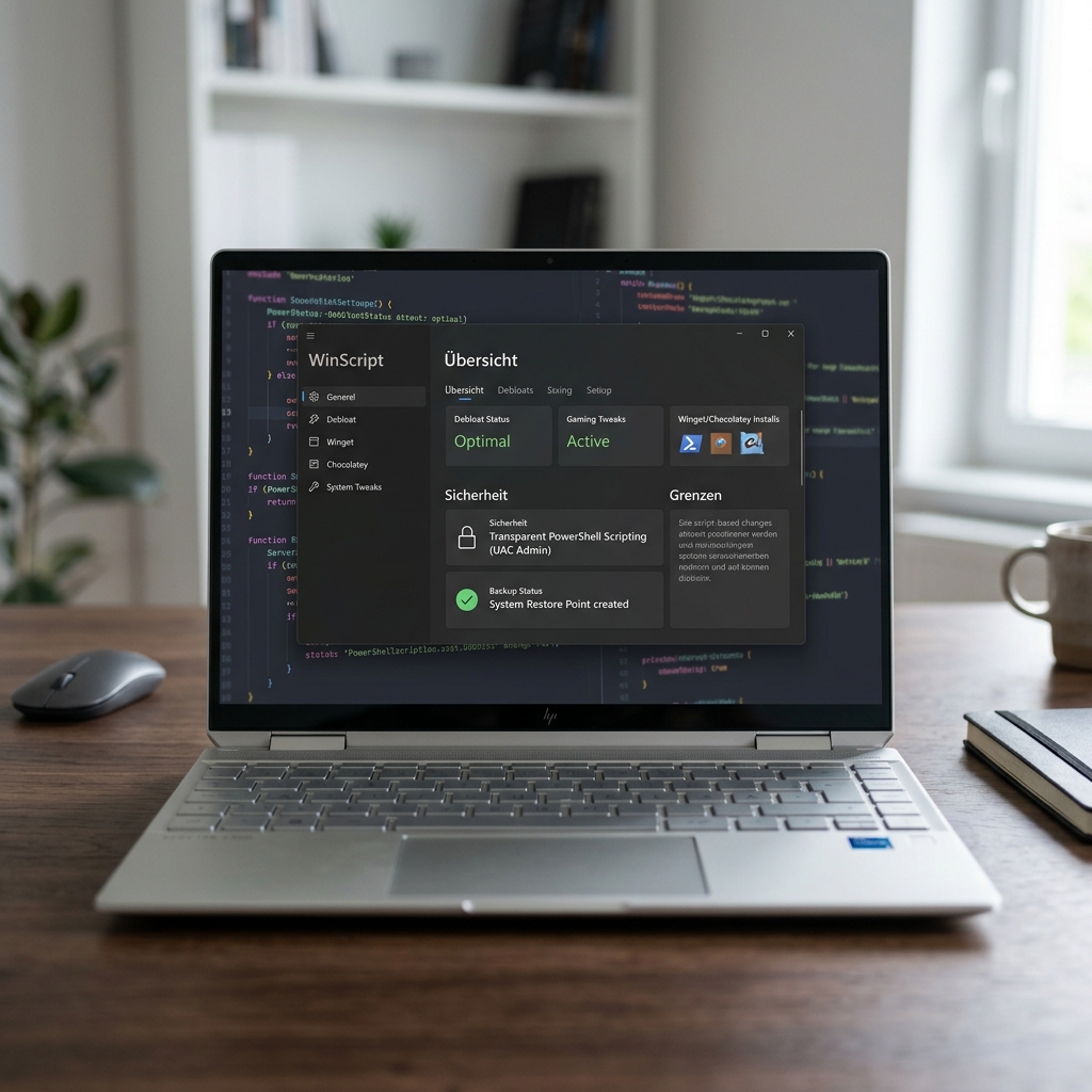 WinScript – Open-Source-Tool für Windows 10/11: Funktionen, Sicherheit und Grenzen