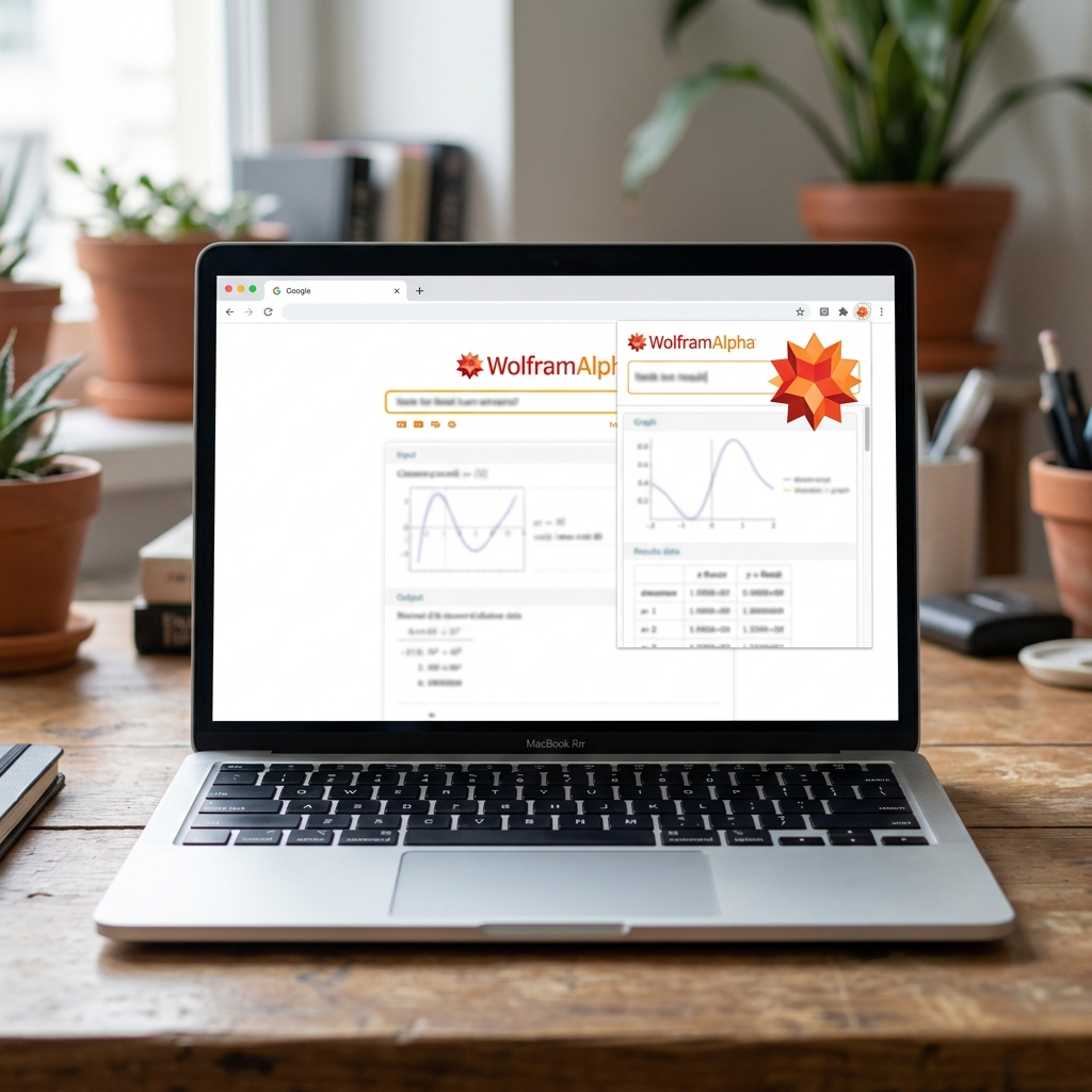 Wolfram Alpha für Google Chrome