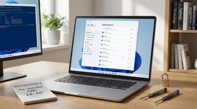Zahl der vorinstallierten Programme in Windows 11